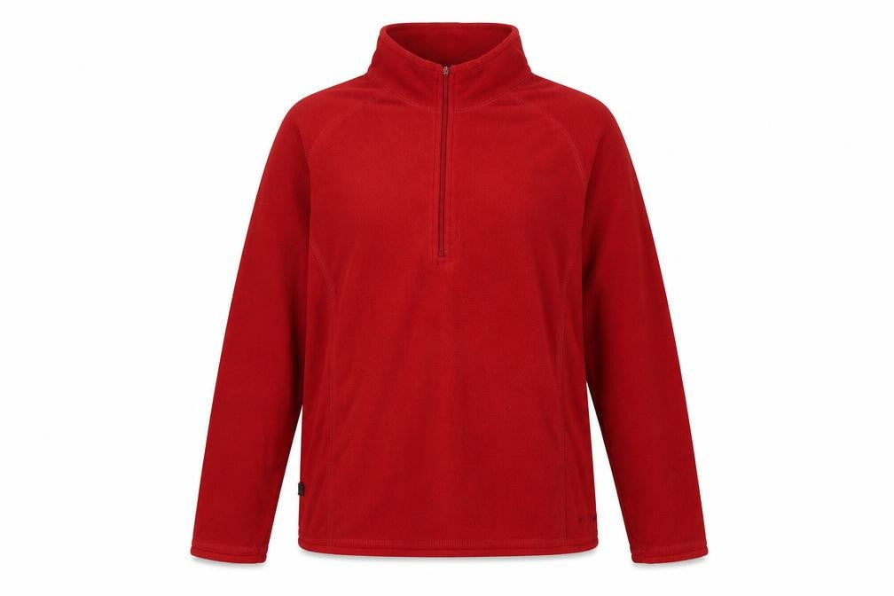 Womens UK 12 Regular Mountain Life Red Pullover Sweatshirt