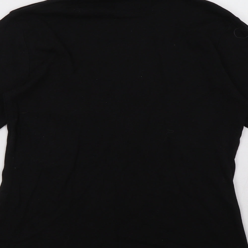 Peacocks Womens Black   Pullover Sweatshirt Size 14