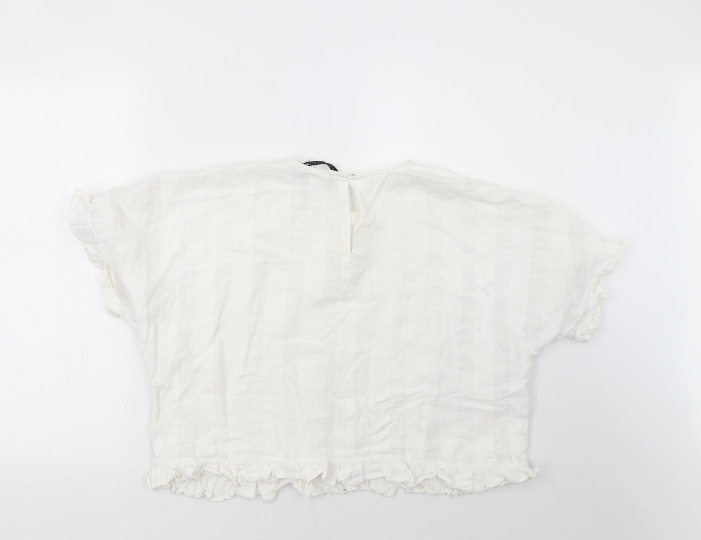 Zara Womens White   Basic T-Shirt Size M