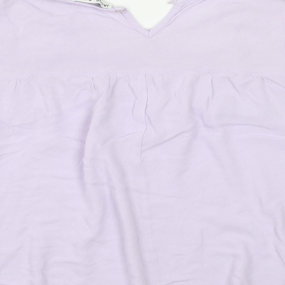 Jaune Rouge Womens Purple   Basic Blouse Size S