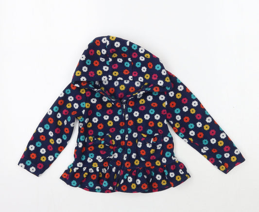 George Girls Blue Floral  Jacket  Size 2 Years