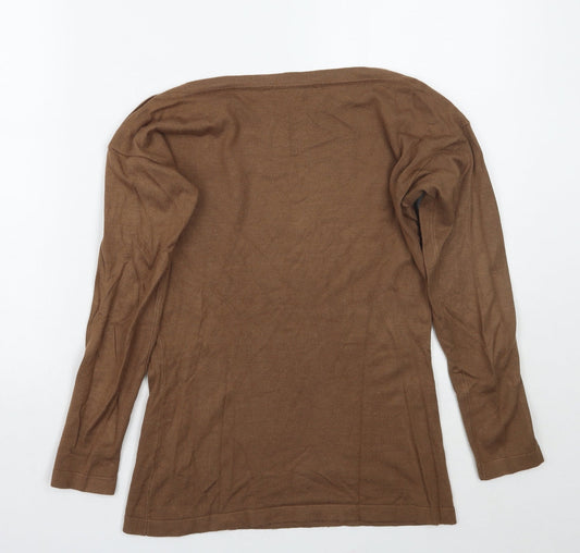 Star Womens Brown   Pullover Jumper Size 8