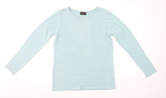 Anna Rose  Womens Blue   Pullover Jumper Size L