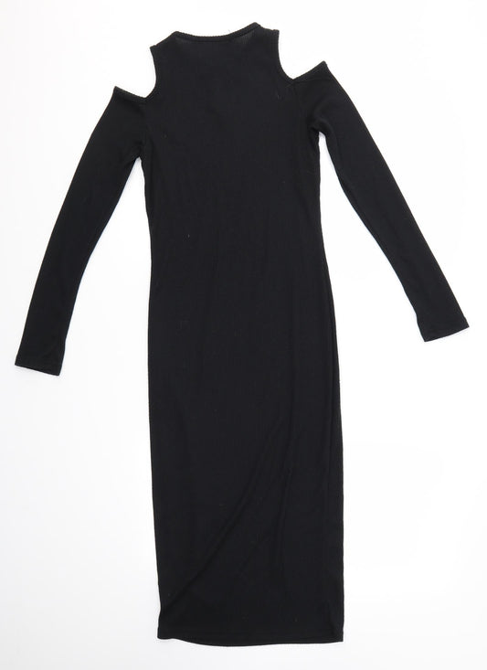 Very Womens Black   Bodycon  Size 10