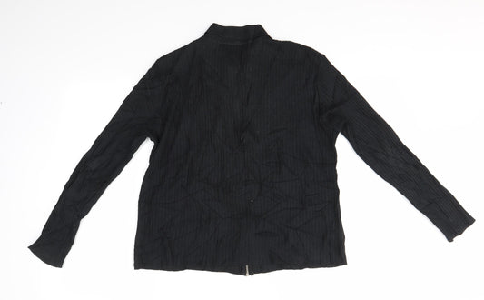 NEXT Womens Black   Full Zip Jumper Size L