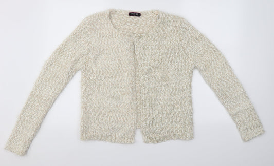 Day & Night Womens Ivory   Cardigan Jumper Size S