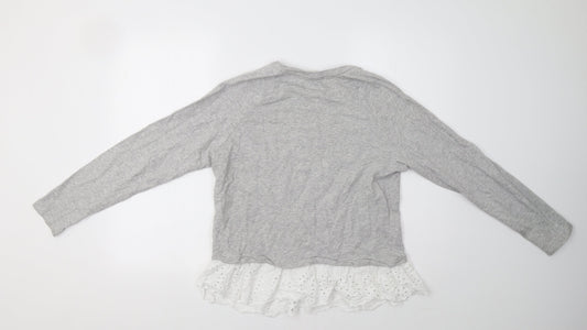JDY Womens Grey   Pullover Sweatshirt Size S