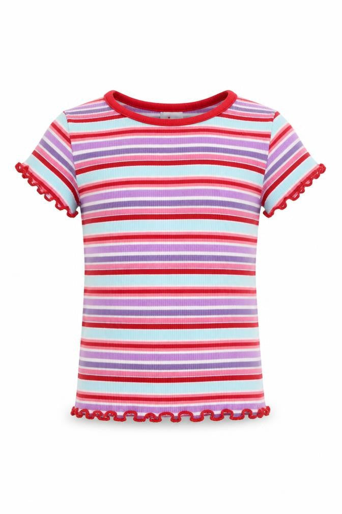 NEXT Baby Multicoloured Striped  Basic T-Shirt Size 6-9 Months