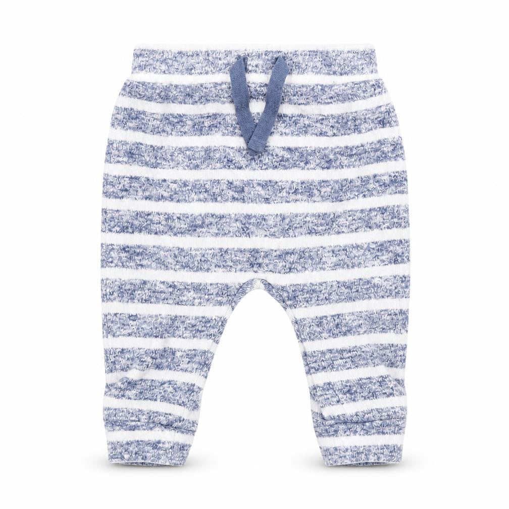 George Baby Blue Striped  Sweatpants Trousers Size 3-6 Months