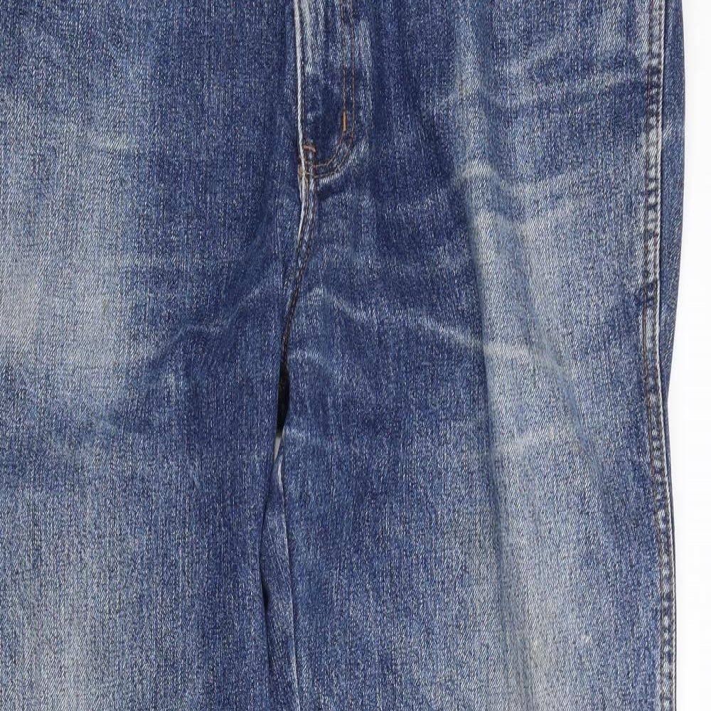Preworn Womens Blue   Straight Jeans Size 38 in L32 in