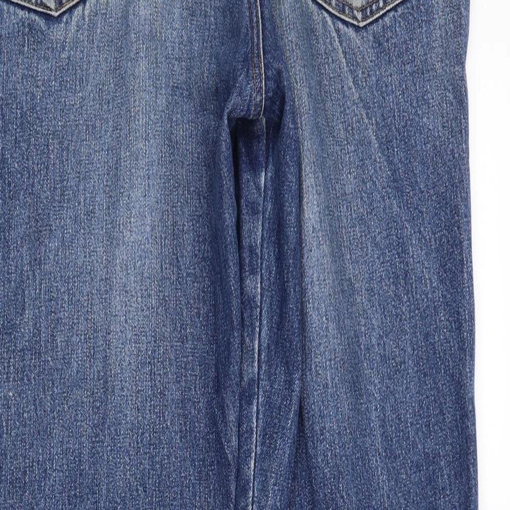 Preworn Womens Blue   Straight Jeans Size 38 in L32 in