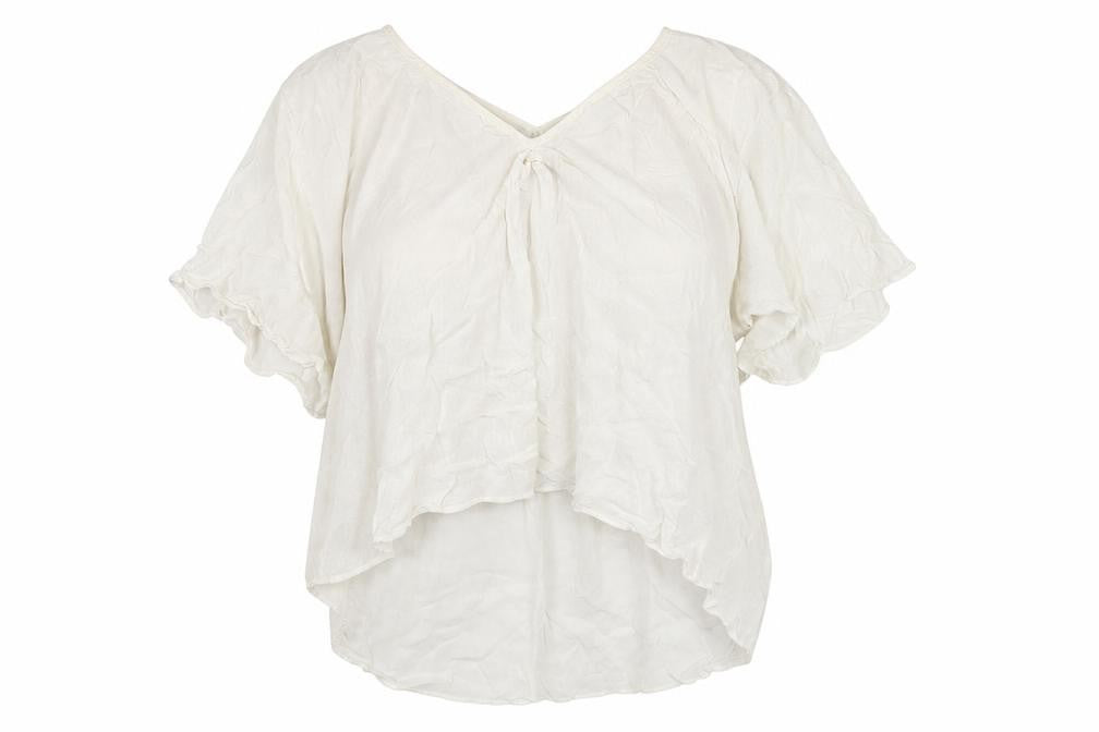 ANNA GLOVER Womens White   Basic Blouse Size 10