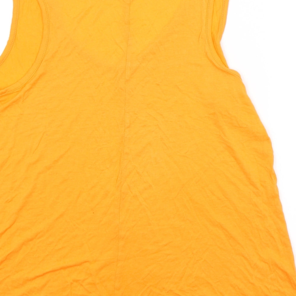 PEP&CO. Womens Orange   Basic Tank Size 10