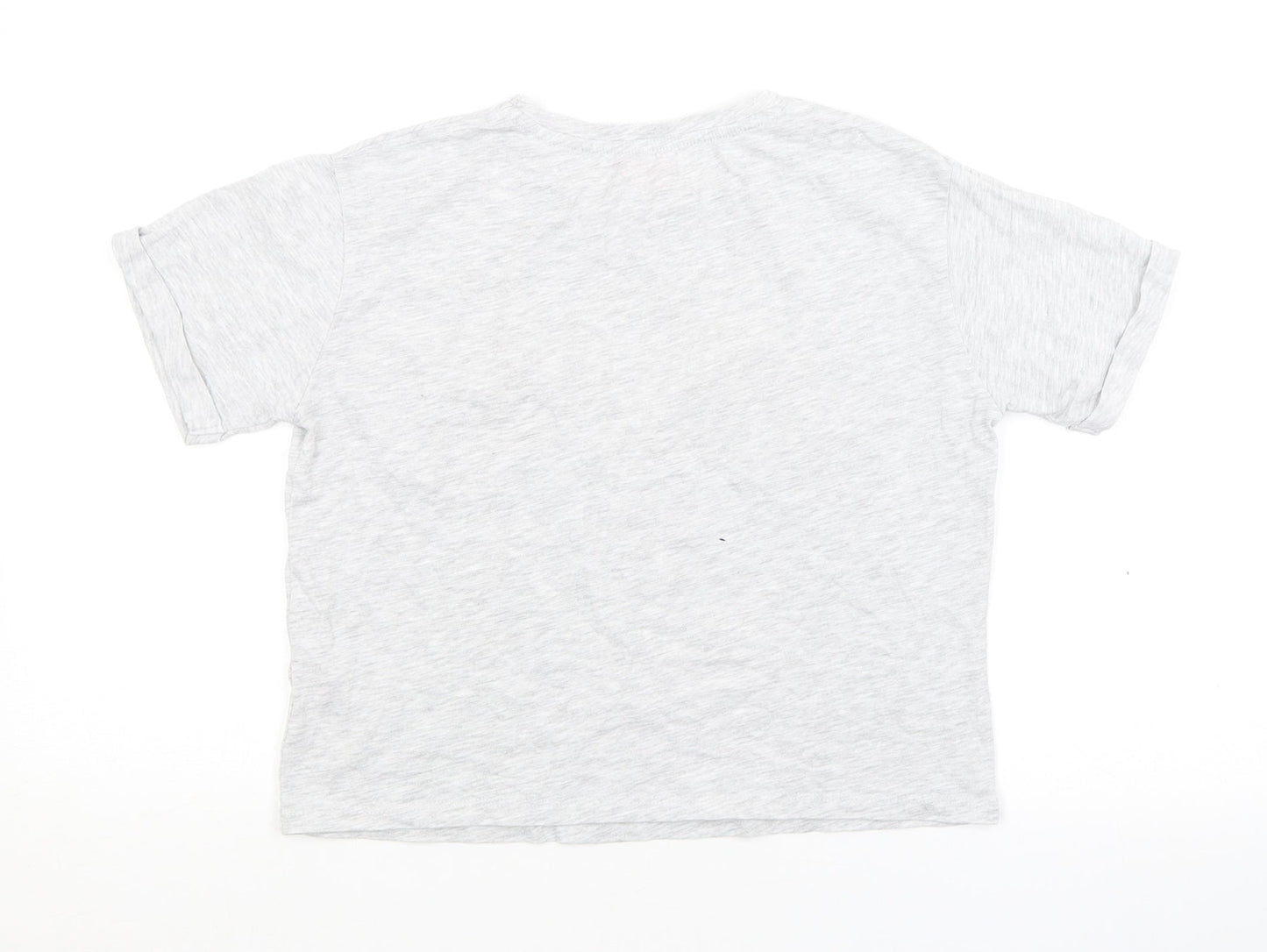 Primark Girls Grey   Basic T-Shirt Size 11-12 Years