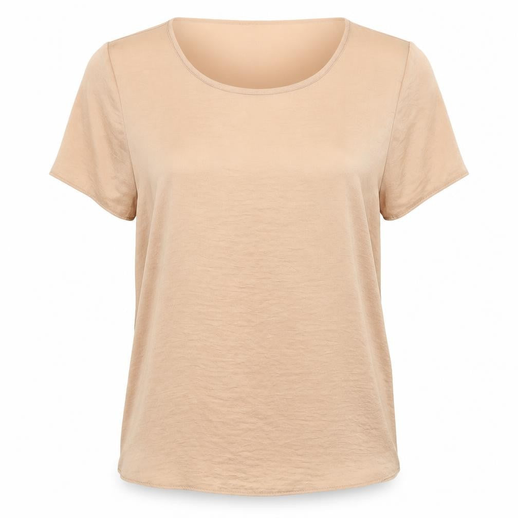 New Look Womens Brown   Basic Blouse Size 8