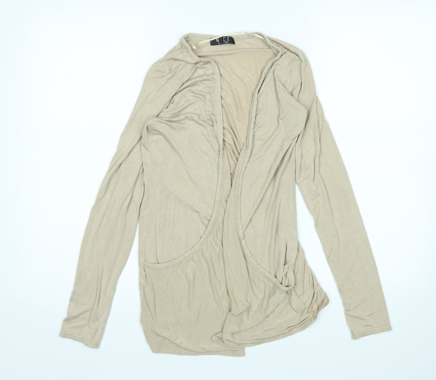 NICE Womens Beige   Cardigan Jumper Size S