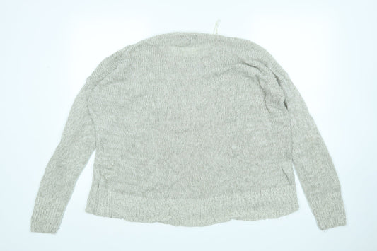 New Look Womens Grey   Pullover Jumper Size L