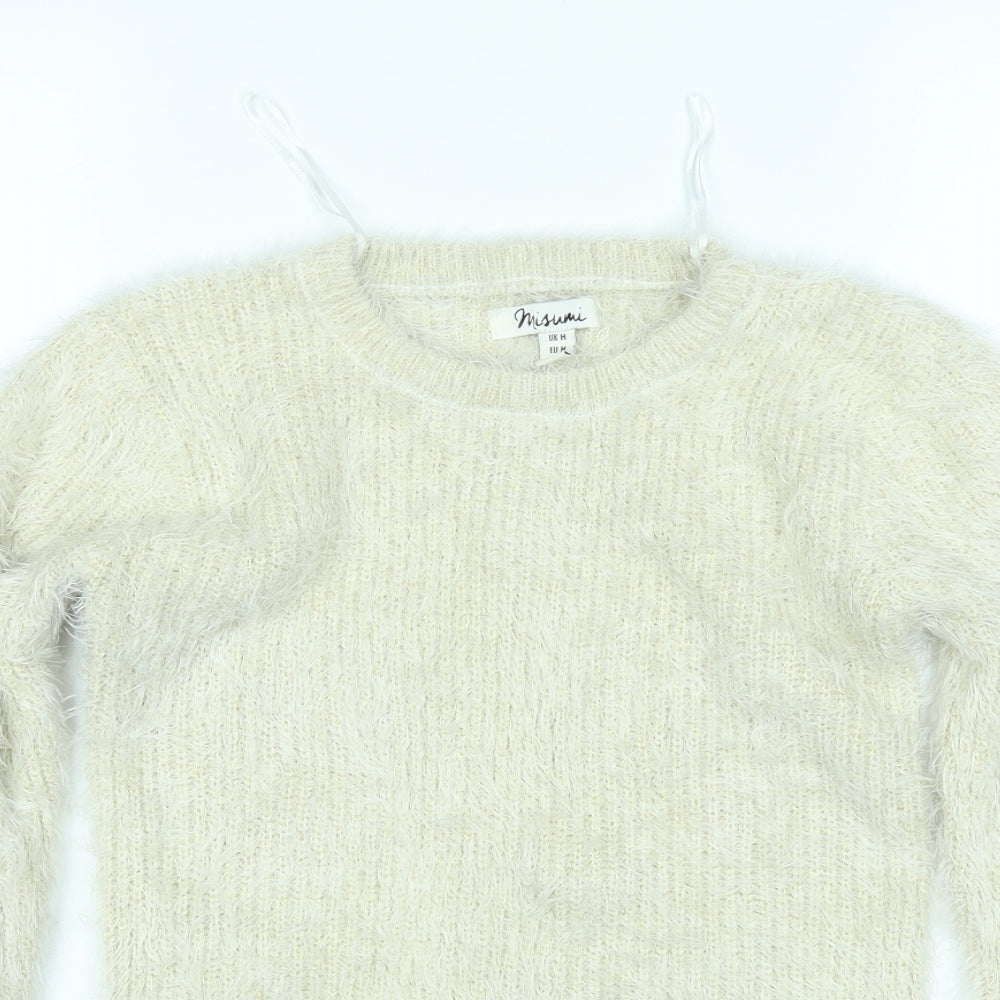Misumi Womens Beige   Pullover Jumper Size M