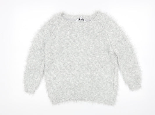 Debenhams Womens Silver   Pullover Jumper Size 14
