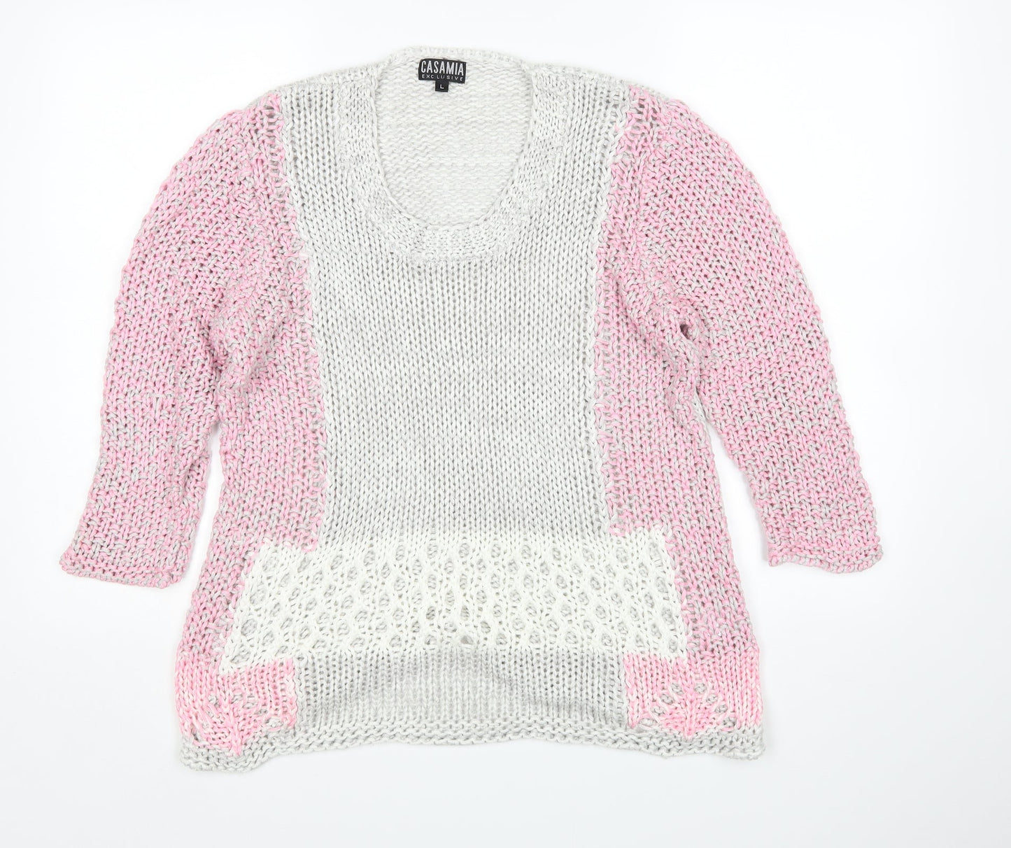 Casamia Womens Multicoloured   Pullover Jumper Size L