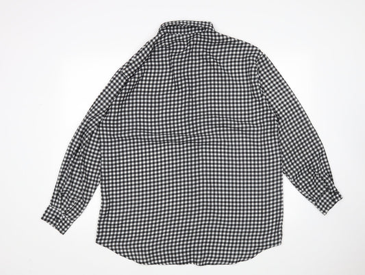 Boohoo Womens Multicoloured Check  Shirt Dress  Size M