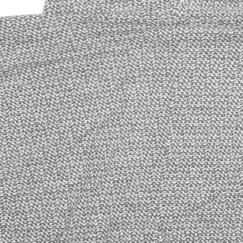 Apricot Womens Grey Geometric  Pullover Jumper Size S