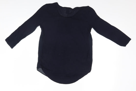 Ann Taylor Womens Black   Basic T-Shirt Size XS