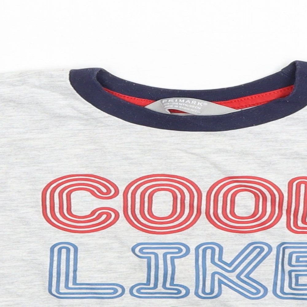 Primark Girls White   Basic T-Shirt Size 2 Years  - Cool Like Mum