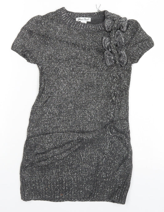 Jillian's Closet Womens Silver   Pullover Jumper Size 4