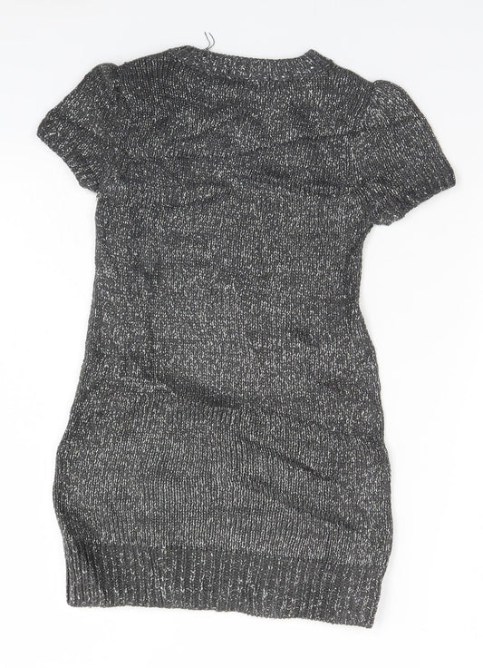 Jillian's Closet Womens Silver   Pullover Jumper Size 4