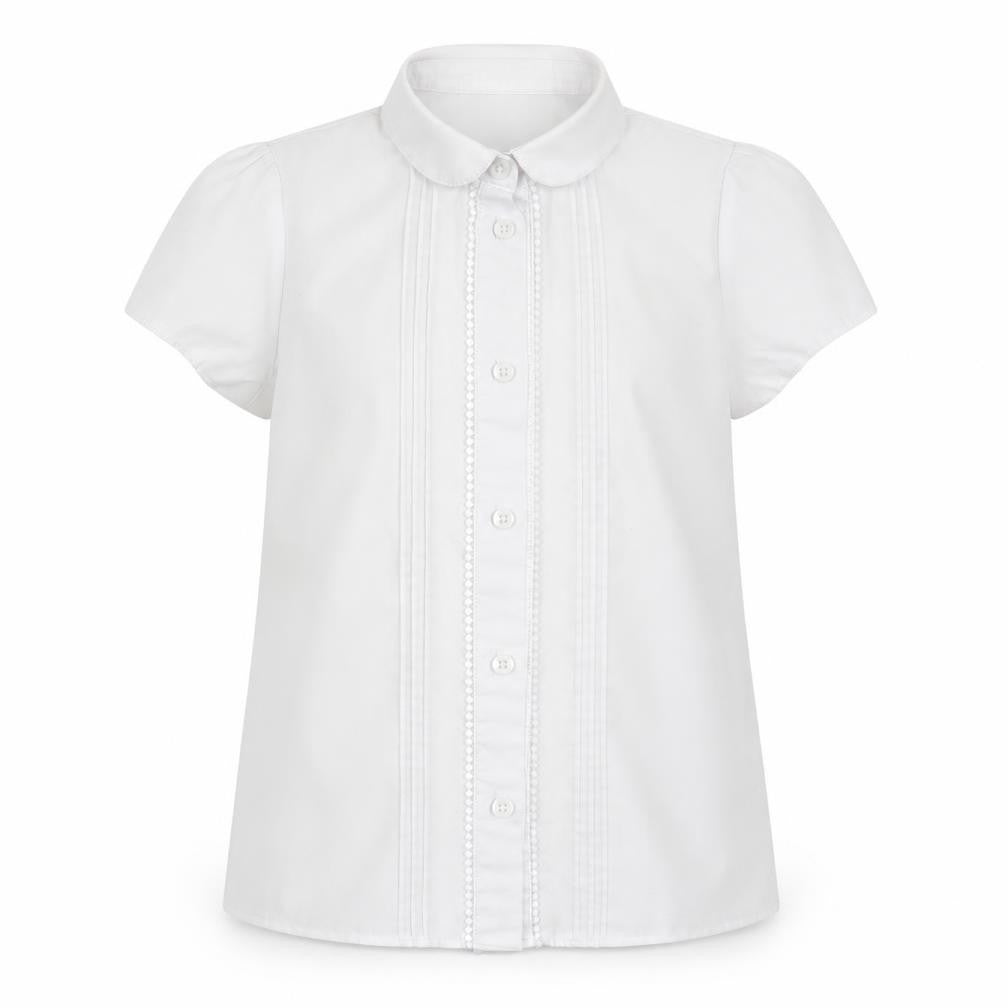 F&F Girls White   Basic Button-Up Size 8-9 Years