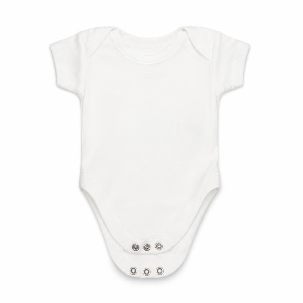 George Baby White   Romper One-Piece Size Newborn  - Tiny Baby