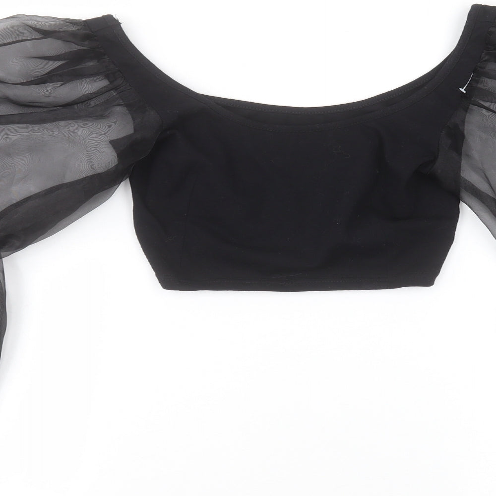 Preworn Womens Black   Basic T-Shirt Size M