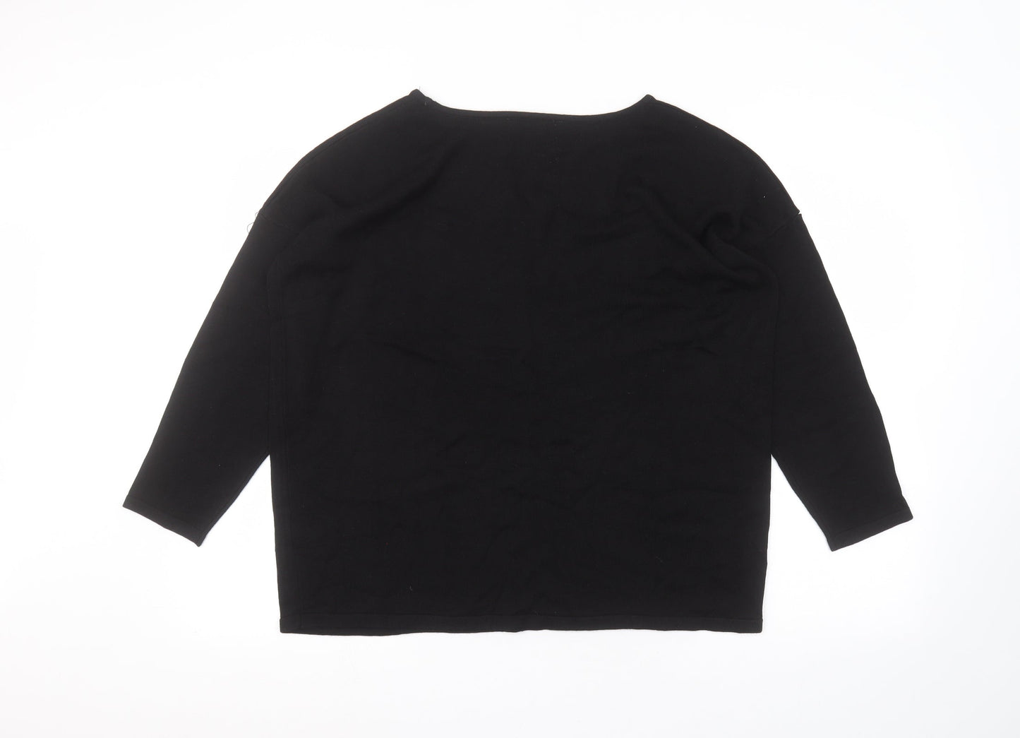Bonmarché Womens Black   Pullover Jumper Size 16