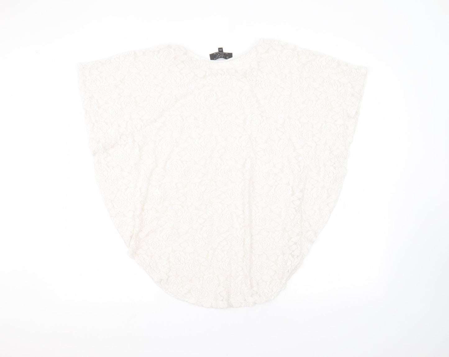 Pussycat Womens White   Basic T-Shirt Size 14
