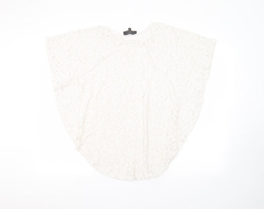 Pussycat Womens White   Basic T-Shirt Size 14