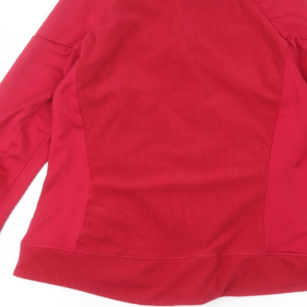 DECATHLON Womens Pink   Full Zip Jumper Size L