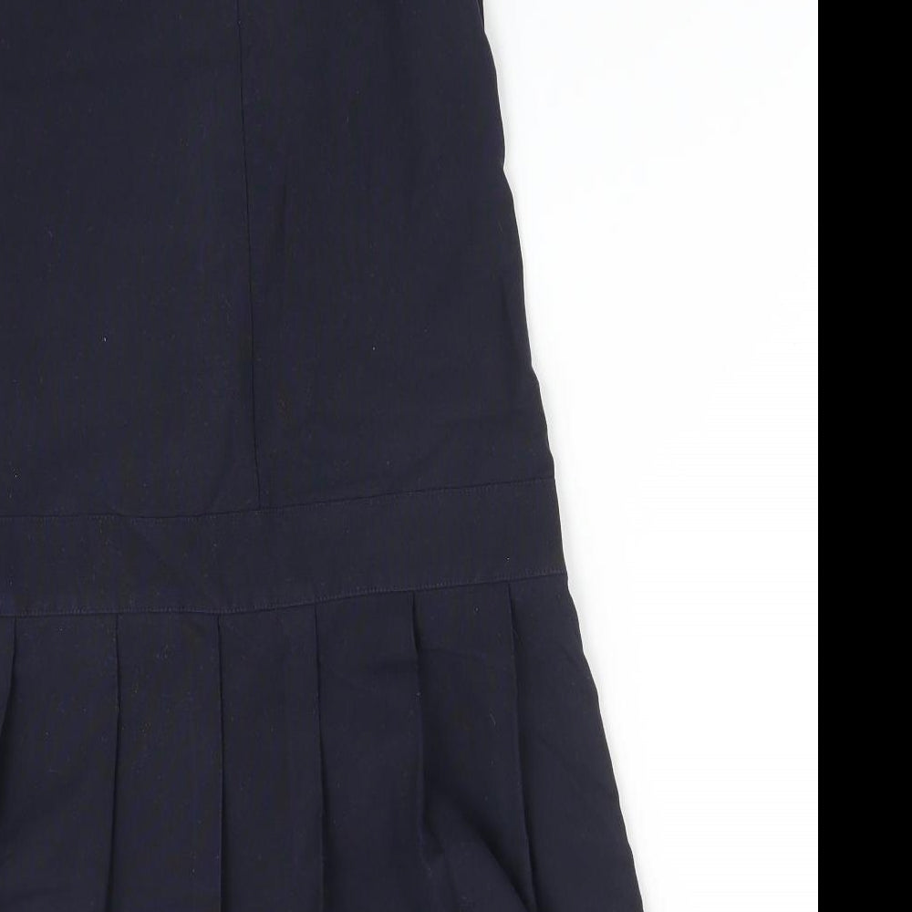 BHS Girls Blue   Pinafore/Dungaree Dress  Size 9 Years