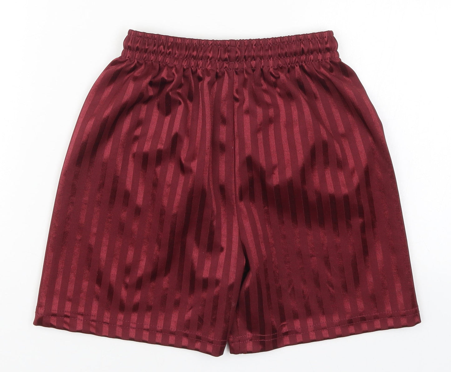 Dean Boys Red Striped  Sweat Shorts Size 7-8 Years