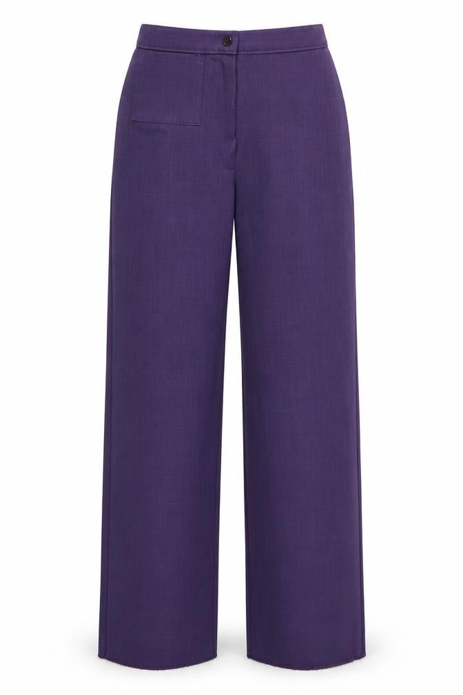 Tempus Womens Purple   Trousers  Size 10 L32 in