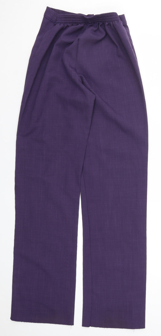 Tempus Womens Purple   Trousers  Size 10 L32 in