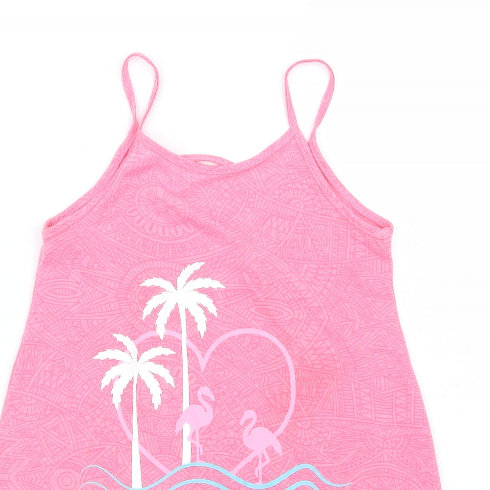 Matalan Girls Pink   Basic Tank Size 4 Years