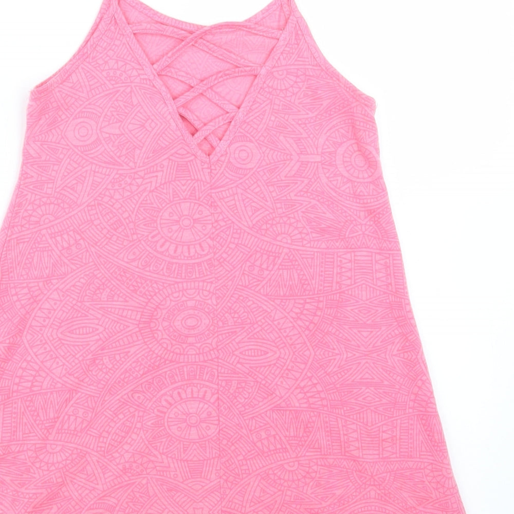 Matalan Girls Pink   Basic Tank Size 4 Years