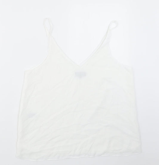 Topshop Womens White   Basic Blouse Size 12