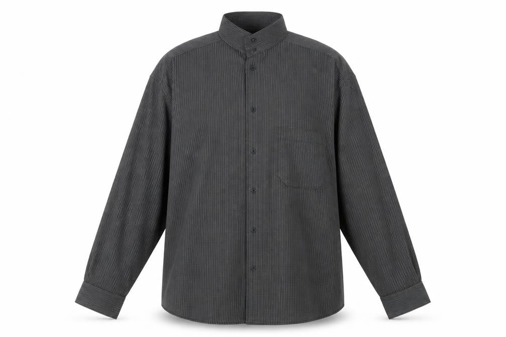 EWM Mens Brown    Button-Up Size L