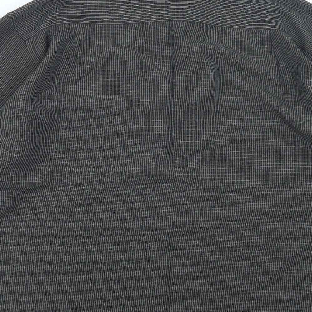 EWM Mens Brown    Button-Up Size L