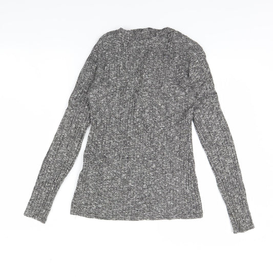 QED London Womens Grey   Basic Blouse Size M