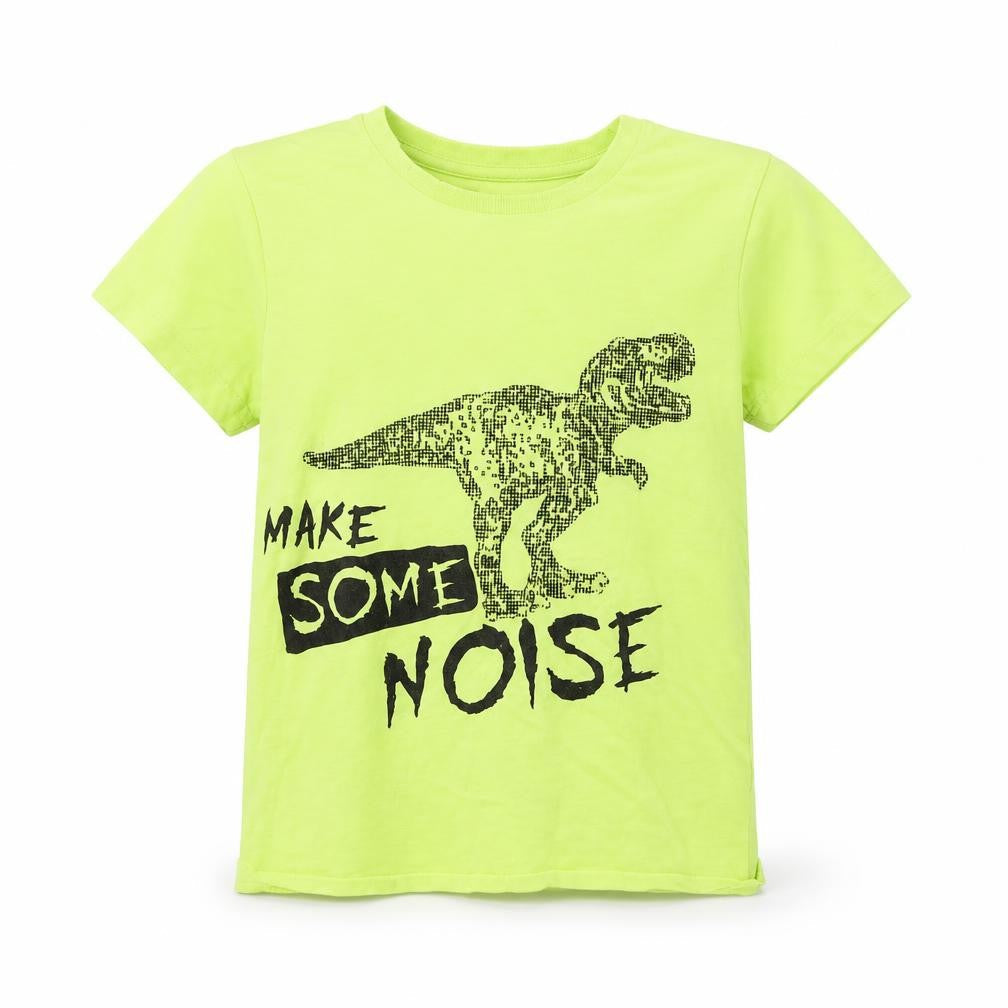 Urban Debt Boys Green   Basic T-Shirt Size 6 Years  - Dinosaur