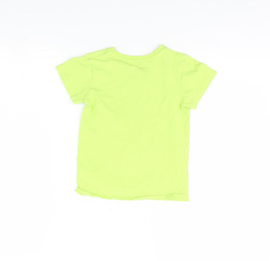 Urban Debt Boys Green   Basic T-Shirt Size 6 Years  - Dinosaur