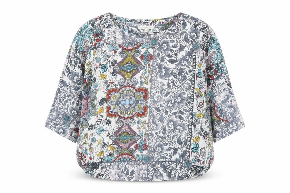 NEXT Womens Multicoloured Fair Isle  Basic Blouse Size 14